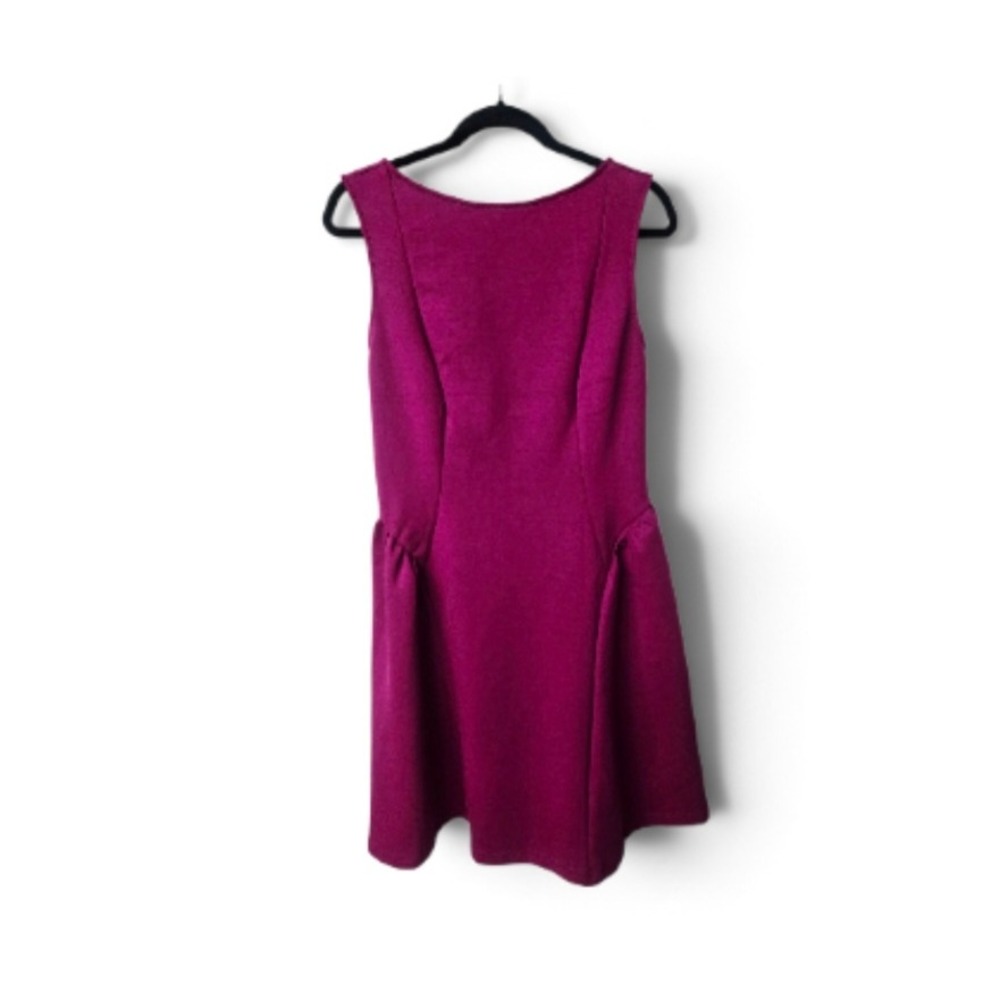 ZESICA Magenta Pink Sleeveless Fit and Flare Scoop Back Cocktail Dress Large NWT